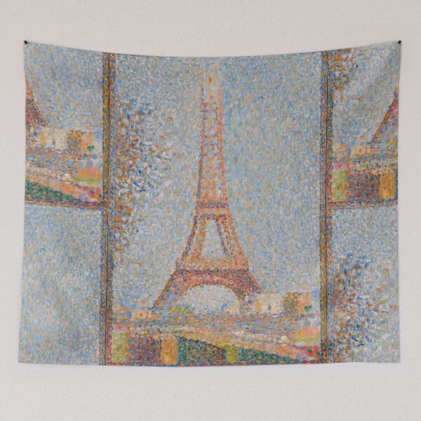 Item preview, Eiffel Tower by Georges Seurat: Neo Impressionist Pointillist Paris Poster designed and sold by artofuniverse.