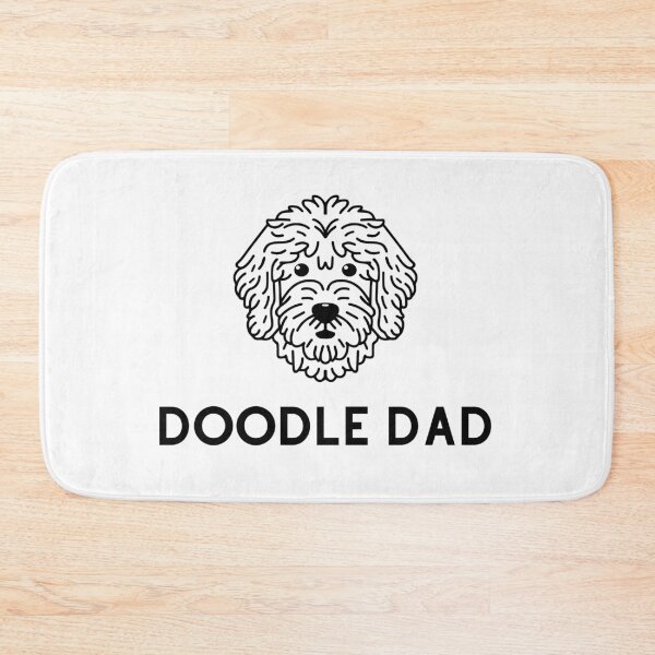 Item preview, Goldendoodle Cute Vector Line Art Doodle Dad Black designed and sold by PeriwinkleStone.