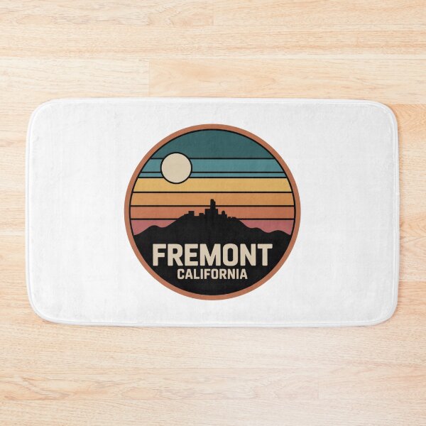 Item preview, Fremont California: Retro Sunset Mountain Skyline designed and sold by CircinusStore.