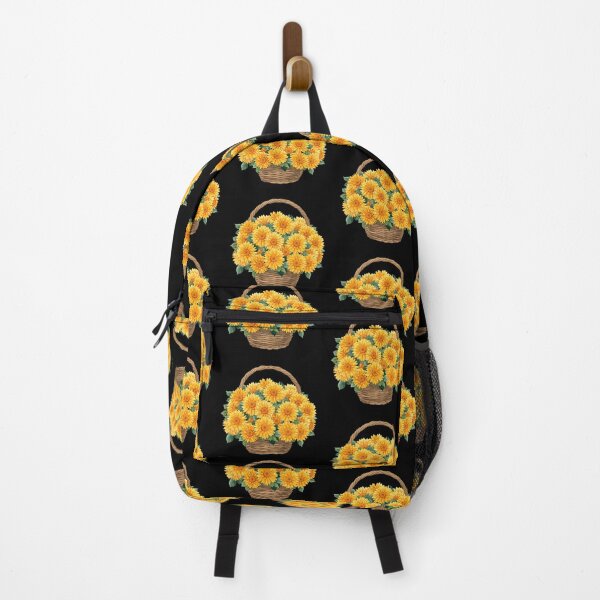 Item preview, Basket of golden chrysanthemums designed and sold by uunaa.