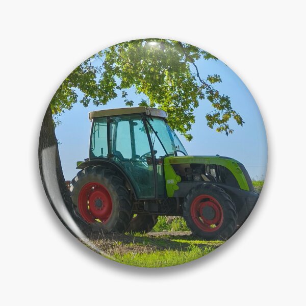 Item preview, Ancient Oak Tree and Green Farm Tractor designed and sold by Kainicram.