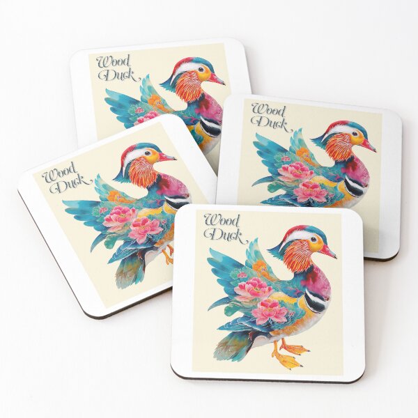 Item preview, Wood Duck – Floral Majesty designed and sold by ForeverPrintsOK.