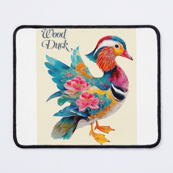 Item preview, Wood Duck – Floral Majesty designed and sold by ForeverPrintsOK.