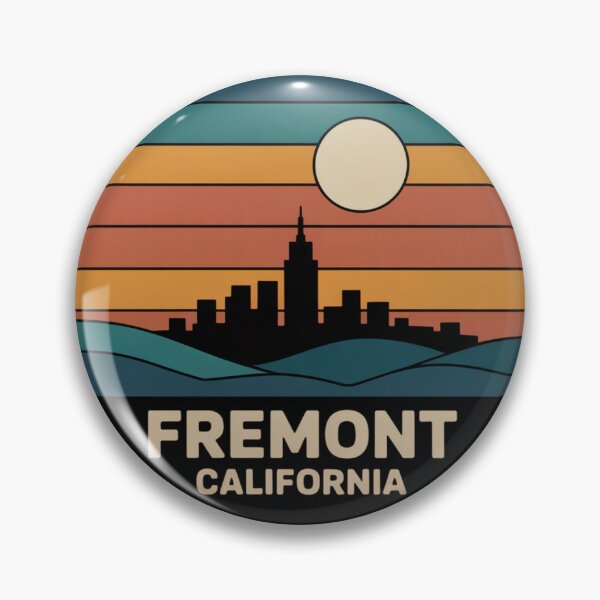 Item preview, Fremont California: Sunset Mountain Skyline designed and sold by CircinusStore.