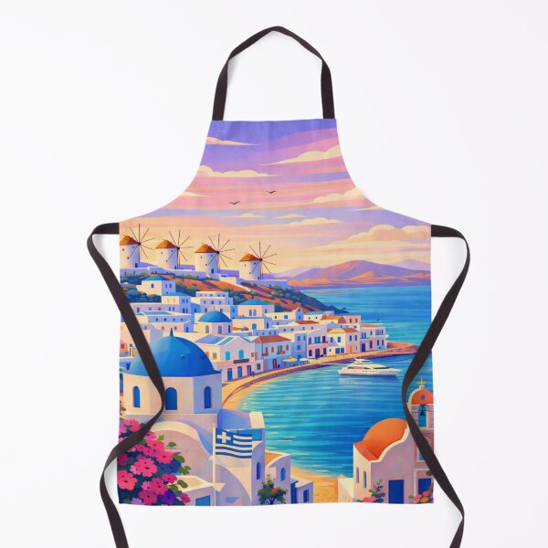 Item preview, Mykonos Greece Travel Poster designed and sold by MatthewHeights.