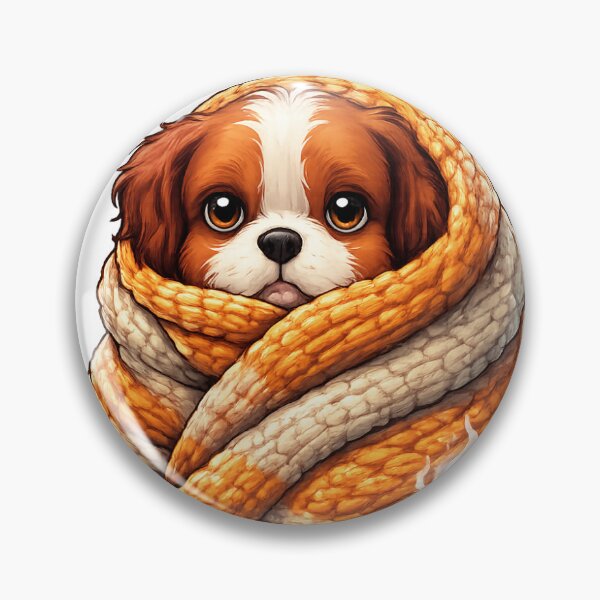 Item preview, Cozy Pup in Winter Scarf designed and sold by Thejaid.