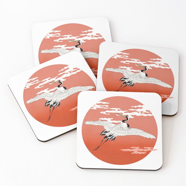 Item preview, Crane in Flight designed and sold by Tatsuyama Mayhem.
