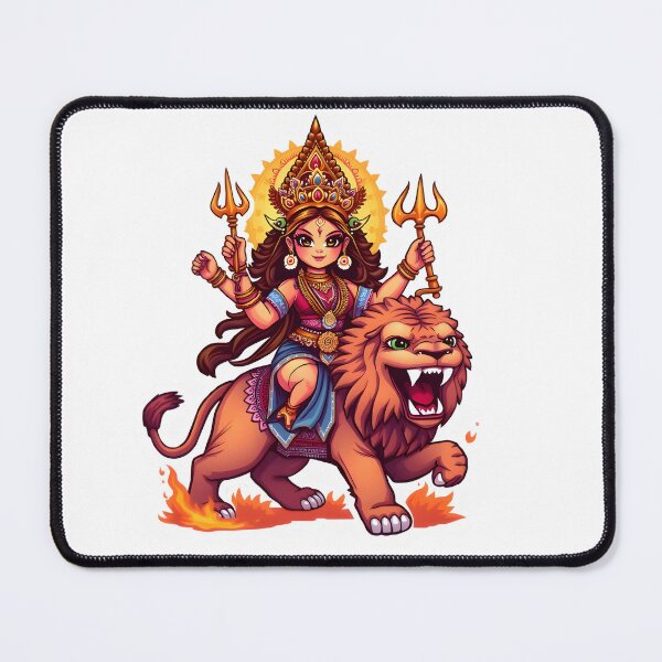 Item preview, Goddess Siddhidatri Sticker designed and sold by Teewave-Ashish.