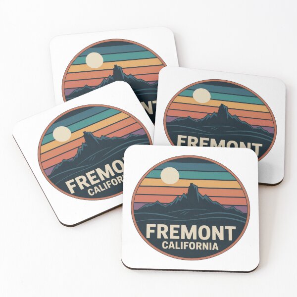 Item preview, Fremont California: Retro Mountain Sunset designed and sold by CircinusStore.