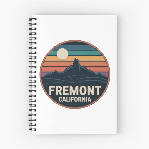 Item preview, Fremont California: Retro Mountain Sunset designed and sold by CircinusStore.