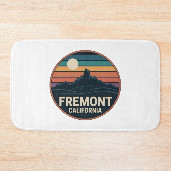 Item preview, Fremont California: Retro Mountain Sunset designed and sold by CircinusStore.