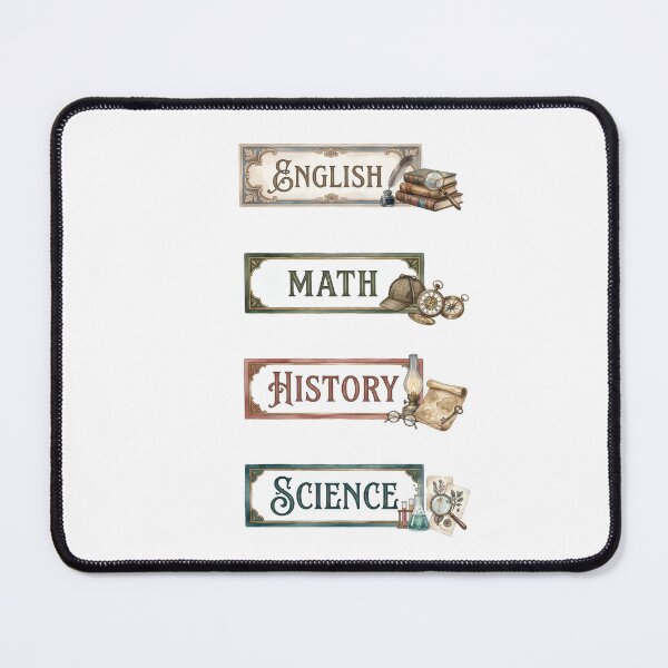 Item preview, Classic Sherlock Holmes English Math History Science Labels Shirt designed and sold by Fenay Designs.