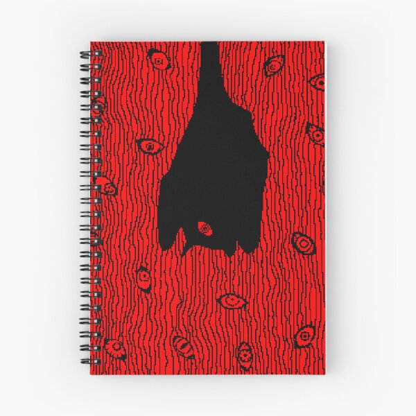 Item preview, Retro Pixel Vampire With Bloody Eye Bat designed and sold by MadeTearfully.