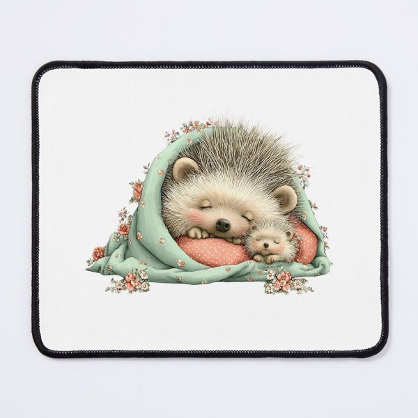 Item preview, Sweet Sleeping Hedgehog Mom and Baby - Mother's Day designed and sold by lojadpop.
