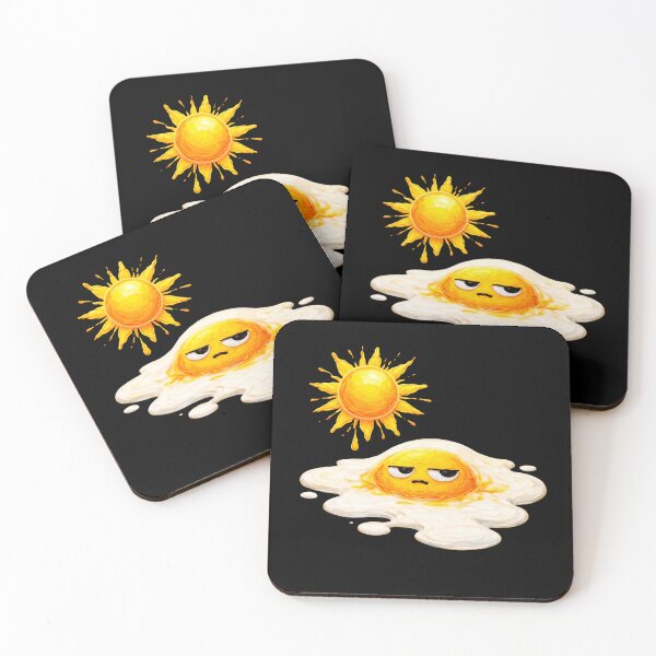 Item preview, Melting Egg Tired Mood Hot Sun Aesthetic designed and sold by Liv Solara.