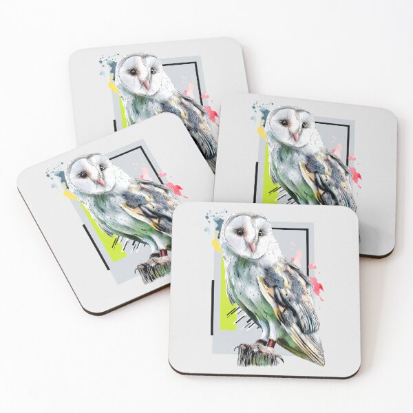 Item preview, Colorful Owl Illustration, Modern Watercolor Aesthetic designed and sold by dharanna.