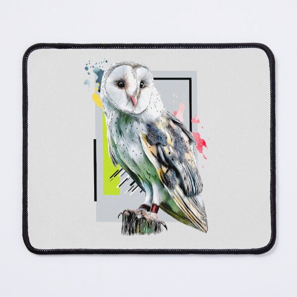 Item preview, Colorful Owl Illustration, Modern Watercolor Aesthetic designed and sold by dharanna.