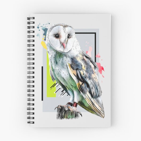 Item preview, Colorful Owl Illustration, Modern Watercolor Aesthetic designed and sold by dharanna.