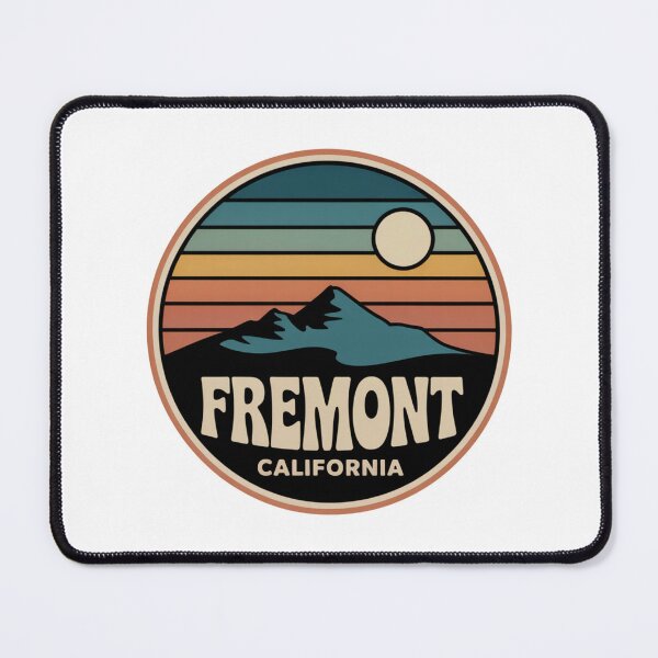 Item preview, Fremont California: Retro Mountain Badge designed and sold by CircinusStore.