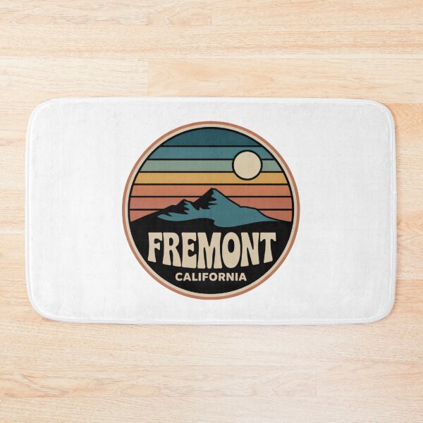 Item preview, Fremont California: Retro Mountain Badge designed and sold by CircinusStore.