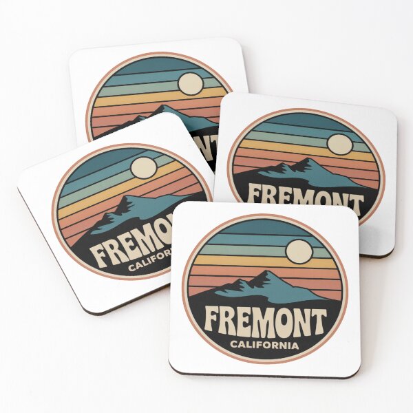 Item preview, Fremont California: Retro Mountain Badge designed and sold by CircinusStore.