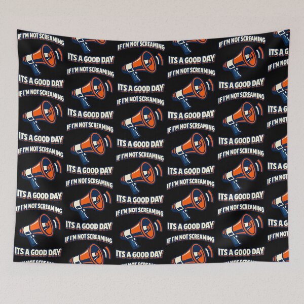 Item preview, If Im Not Screaming Its a Good Day Funny Megaphone Humor Design designed and sold by TeeTimeTreasure.