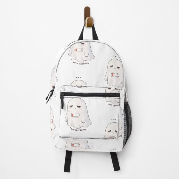 Item preview, Low Battery Ghost | Cute Kawaii Aesthetic | Tired Low Energy Mood Design designed and sold by The Mood Index.