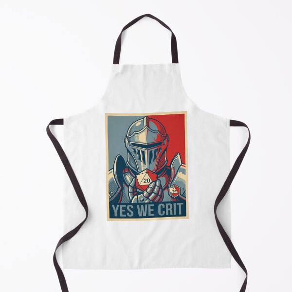 Item preview, Tabletop RPG Yes We Crit Nat 20 Funny Knight Retro Poster Shirt designed and sold by Fenay Designs.