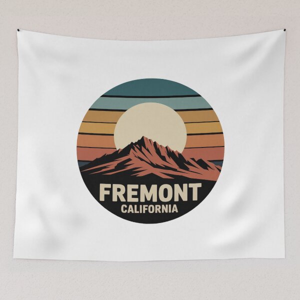 Item preview, Fremont California: Retro Desert Sunset designed and sold by CircinusStore.