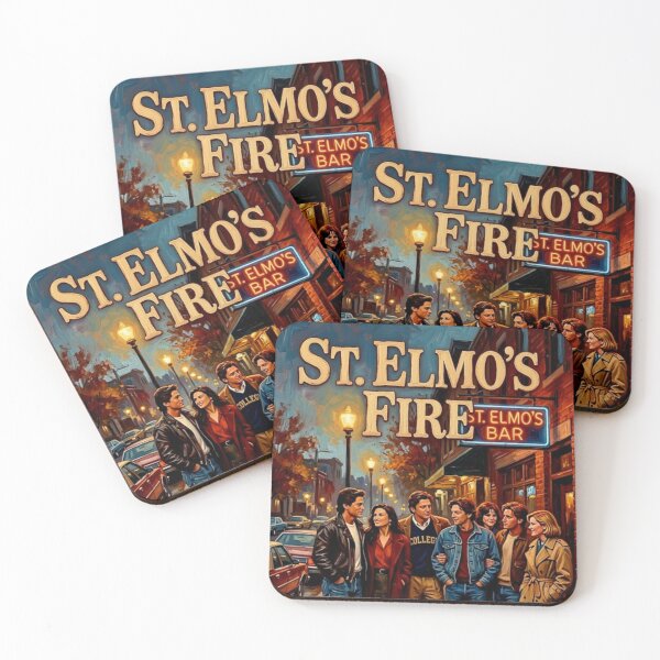 Item preview, St. Elmo’s Fire: A Tribute to the Brat Pack Era designed and sold by Art's Diner.