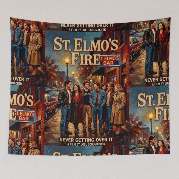 Item preview, St. Elmo’s Fire: A Tribute to the Brat Pack Era designed and sold by Art's Diner.