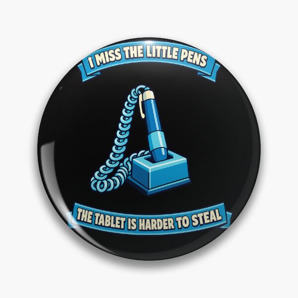 Item preview, I Miss The Little Pens The Tablet Is Harder To Steal Funny Office Nostalgia Design designed and sold by TeeTimeTreasure.