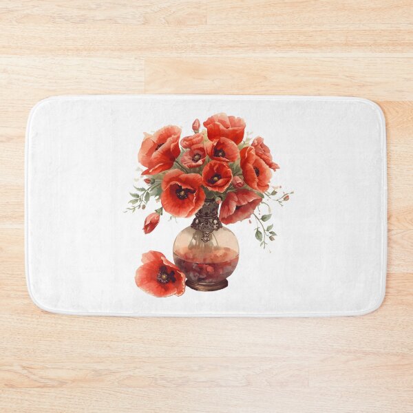 Item preview, Bouquet of wild red poppies designed and sold by uunaa.
