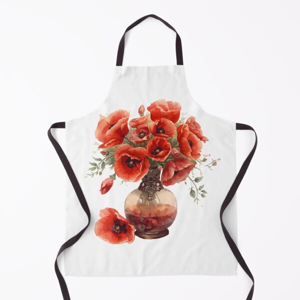 Item preview, Bouquet of wild red poppies designed and sold by uunaa.