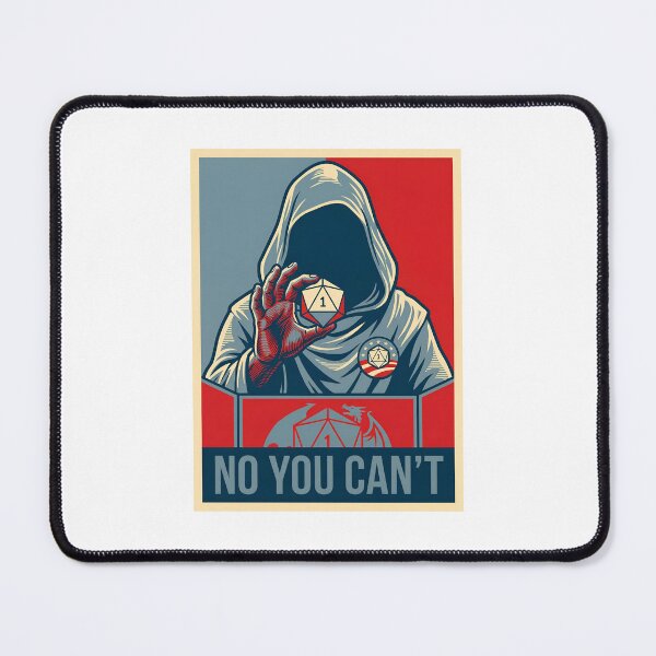 Item preview, Tabletop RPG No You Cant Funny Nat 1 Dice Retro Poster Shirt designed and sold by Fenay Designs.