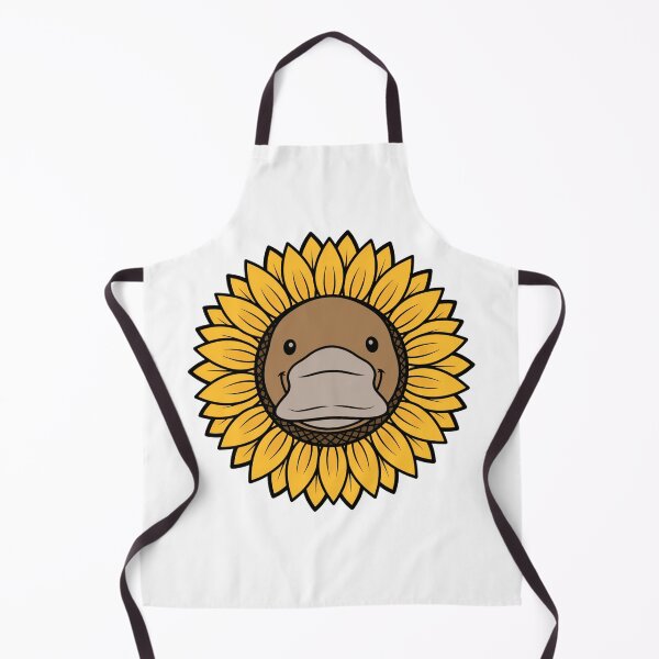 Item preview, Cute Platypus Sunflower Face Floral Mascot designed and sold by k3rstman1.