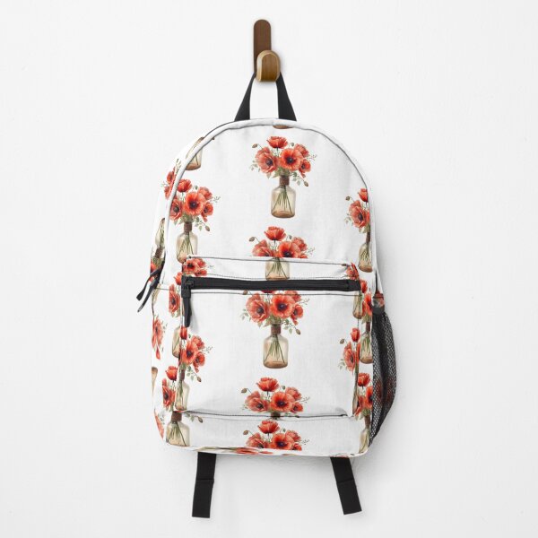Item preview, Bouquet of wild red poppies designed and sold by uunaa.
