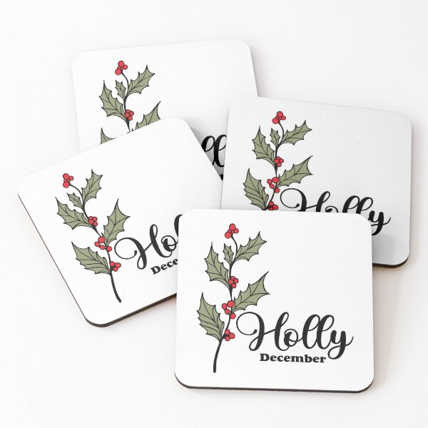 Item preview, December Birth Month Flower - Holly Aesthetic designed and sold by Lumina-Studio.