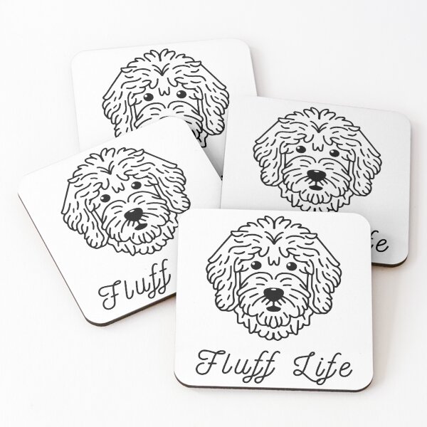 Item preview, Goldendoodle Cute Vector Line Art Fluff Life designed and sold by PeriwinkleStone.