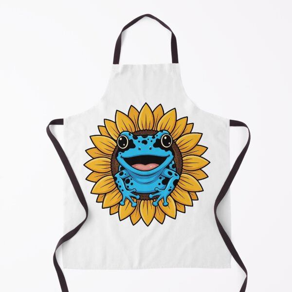 Item preview, Cute Blue Poison Dart Frog Sunflower Nature designed and sold by k3rstman1.