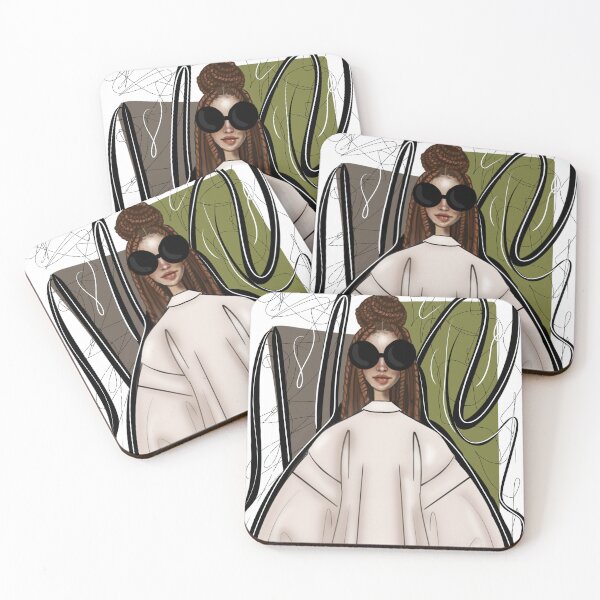 Item preview, Illustration of a Chic Fashionable Modern Urban Woman designed and sold by LauPo.