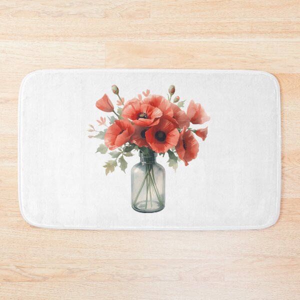 Item preview, Bouquet of wild red poppies designed and sold by uunaa.
