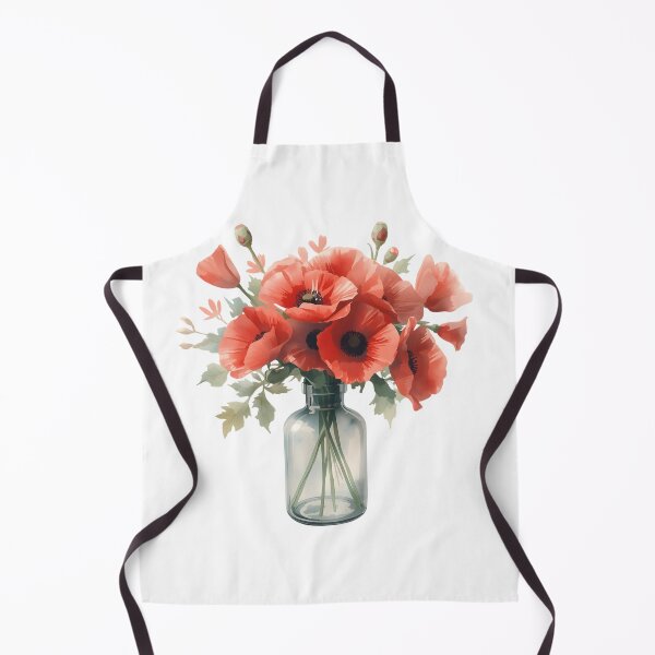 Item preview, Bouquet of wild red poppies designed and sold by uunaa.