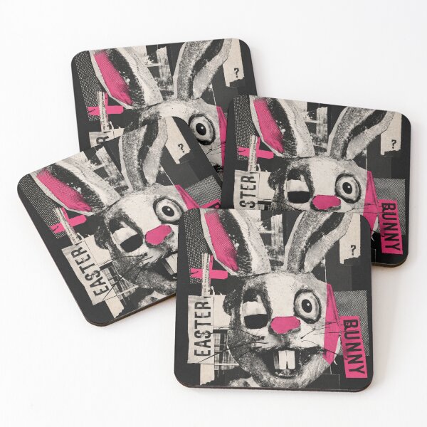 Item preview, Retro brutalist ugly design Easter Bunny designed and sold by AndreBarnard.