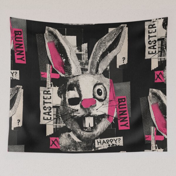Item preview, Retro brutalist ugly design Easter Bunny designed and sold by AndreBarnard.