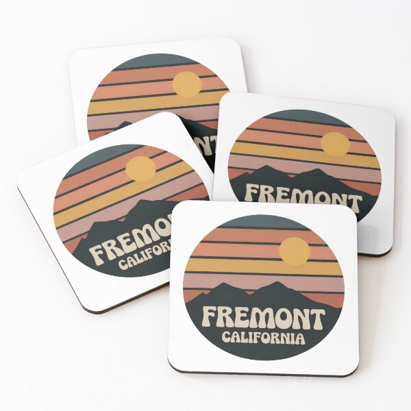 Item preview, Fremont California: Retro Sunset Mountains designed and sold by CircinusStore.