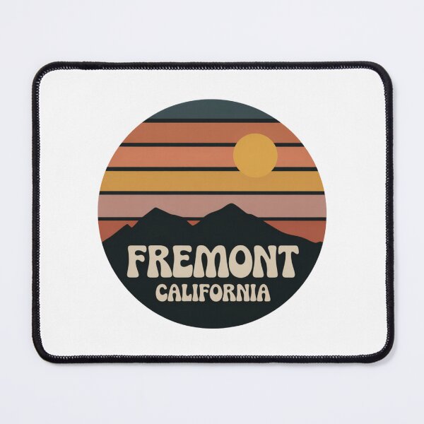 Item preview, Fremont California: Retro Sunset Mountains designed and sold by CircinusStore.