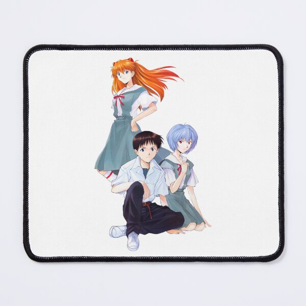 Item preview, Neon Genesis Evangelion; Shinji, Asuka and Rei designed and sold by Marco Bottiglieri.