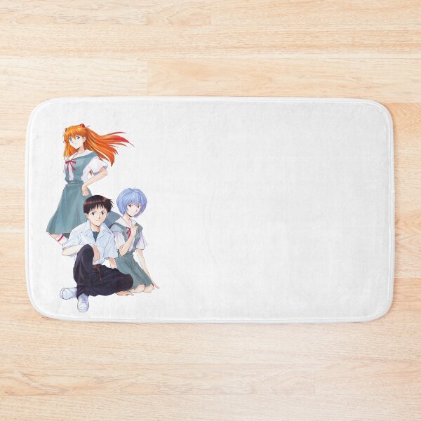 Item preview, Neon Genesis Evangelion; Shinji, Asuka and Rei designed and sold by Marco Bottiglieri.