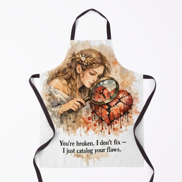 Item preview, You're Broken – I Just Catalog Your Flaws | Sarcastic Virgo Trash Watercolor designed and sold by Meow-Bitch.